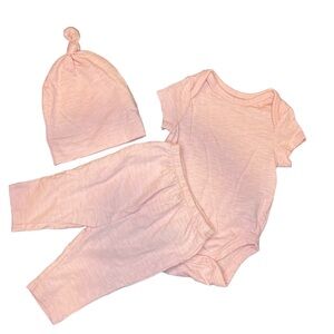 Old Navy Baby 3 Piece Set Girl Pink 0-3 Months